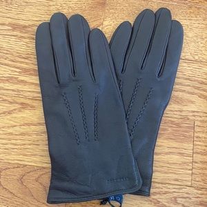 Cole Haan dark brown gloves